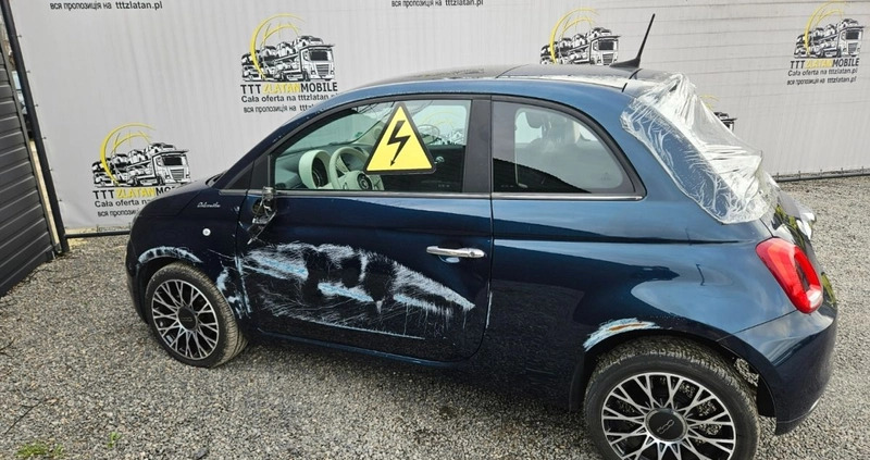 Fiat 500 cena 34800 przebieg: 6999, rok produkcji 2022 z Żywiec małe 277